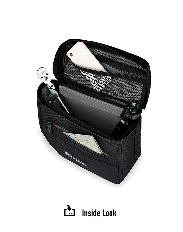 10L - Patriot Small Universal Motorcycle Throw Over Saddlebags Inside Look