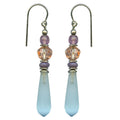 Owen Glass Collection earrings featuring elegant glass design with intricate details and a polished finish.