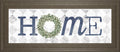 18x42 Home With Eucalyptus Wreath I By Marla Rae - Gray