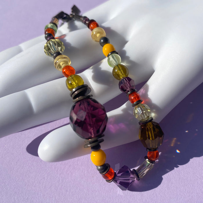 Owen Glass Collection 355 bracelet with intricate glass bead design, stylish jewelry accessory for everyday wear