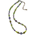 Owen Glass Collection 16-inch bronze 5-point plan necklace with detailed design, showcasing a stylish and elegant jewelry piece.