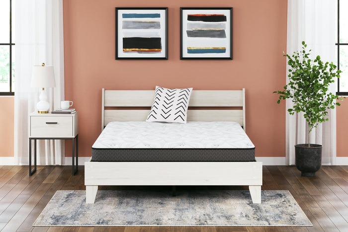8 Inch Bonnell Hybrid White Mattress