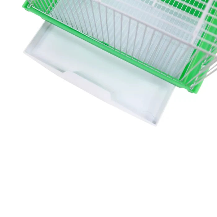 A&E Cage Company 2 Story Gerbil, Mouse, Chinchilla, Hamster and Rat Small Cage with House and Wheel - Green - new