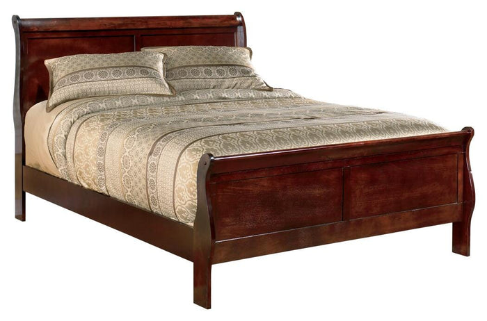 Alisdair Reddish Brown Alisdair Queen Sleigh Bed - Brand New