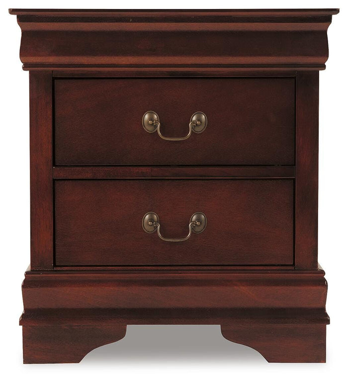 Alisdair Reddish Brown Two Drawer Night Stand - Brand New