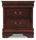 Alisdair Reddish Brown Two Drawer Night Stand - Brand New