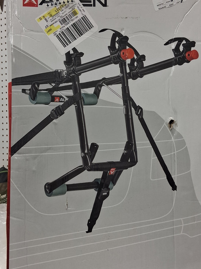 Allen Sports Deluxe 2-Bike Trunk Mount Bike Rack, model 102DN, 35 lbs per bike capacity - Brand New
