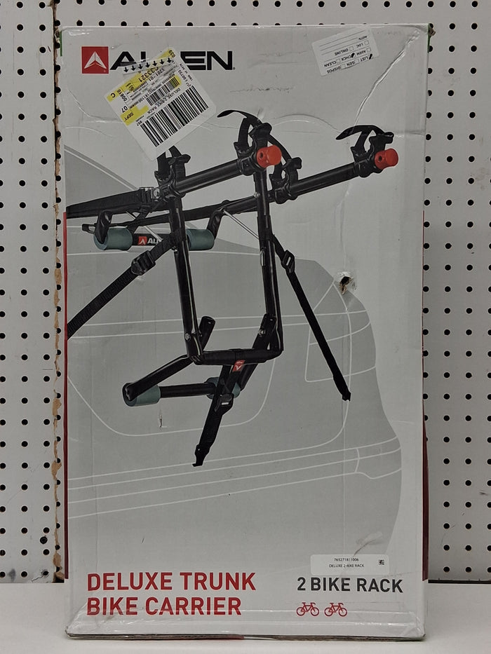 Allen Sports Deluxe 2-Bike Trunk Mount Bike Rack, model 102DN, 35 lbs per bike capacity - Brand New