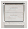 Altyra White Two Drawer Night Stand - Brand New