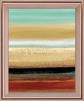 Amber Horizon - 28" x 34" Framed Wall Art - Yellow