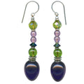 Owen Glass Collection earrings featuring elegant glass design with intricate detailing and a polished finish.