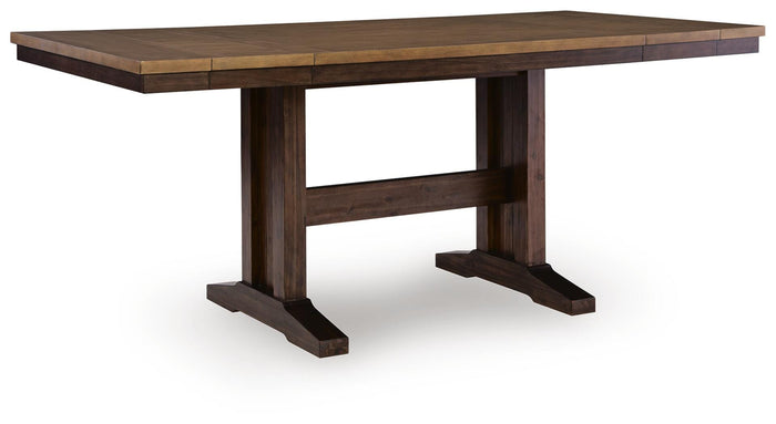 Anixburg Light Brown/Dark Brown Barstool (Priced Per Item, Must Order 2, 4, 6, or 8) - Brand New