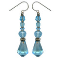 Owen Glass Collection earrings featuring delicate glass design with intricate detailing and a polished finish.