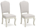Arlendyne Antique White Dining UPH Side Chair (Priced Per Item, Must Order 2, 4, 6, or 8)