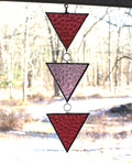 arrow chain suncatcher: pink