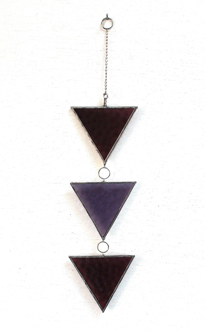 arrow chain suncatcher: pink