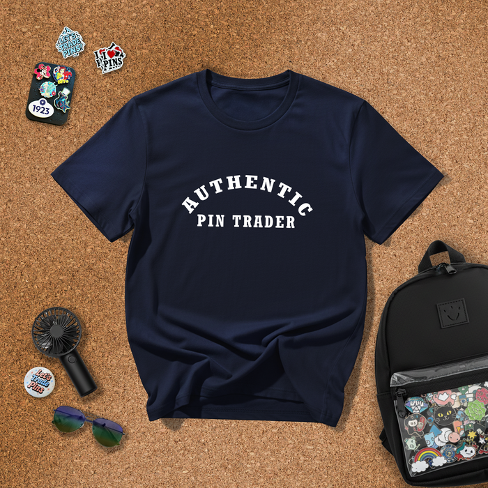 Authentic Pin Trader Collegiate Inspired T-Shirt for Pin Traders