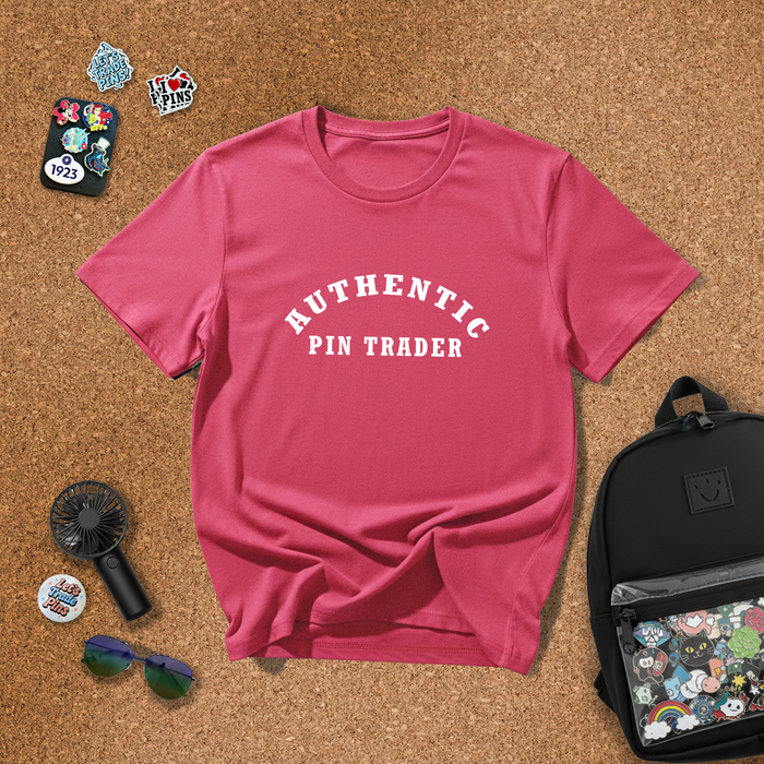 Authentic Pin Trader Collegiate Inspired T-Shirt for Pin Traders