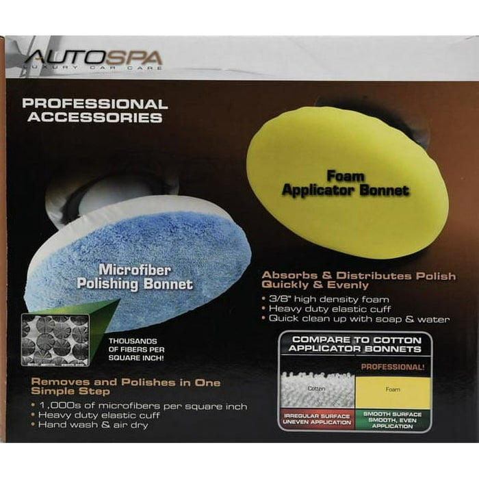 AutoSpa 10" Orbital Car Suerface Polisher with Bonus Bonnets, 94001ASWDI - Used, Like New