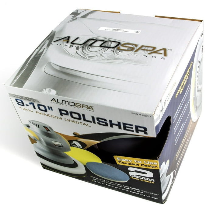 AutoSpa 10" Orbital Car Suerface Polisher with Bonus Bonnets, 94001ASWDI - Used, Like New
