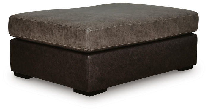 Baltic-Park Fossil Oversized Accent Ottoman - Brand New