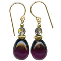 Owen Glass Collection Banners 14 earrings featuring colorful, modern banner-inspired design with gold accents.