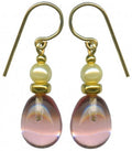 Owen Glass Collection BANNERS 33 earrings featuring modern geometric design with colorful glass elements.