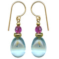 Owen Glass Collection BANNERS 6 earrings featuring colorful banner-inspired glass design, stylish and handcrafted jewelry.