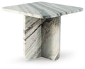 Baretton Black/White/Taupe Accent Cocktail Table - Brand New