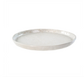 BASKETWEAVE ROUND PLATTER