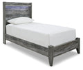 Baystorm Gray Baystorm Twin Panel Bed - Brand New