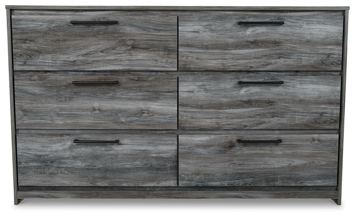 Baystorm Gray Six Drawer Dresser - Brand New