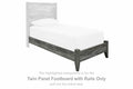 Baystorm Gray Twin Panel Footboard w/Rails