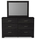 Belachime Charcoal Belachime Dresser and Mirror - Brand New