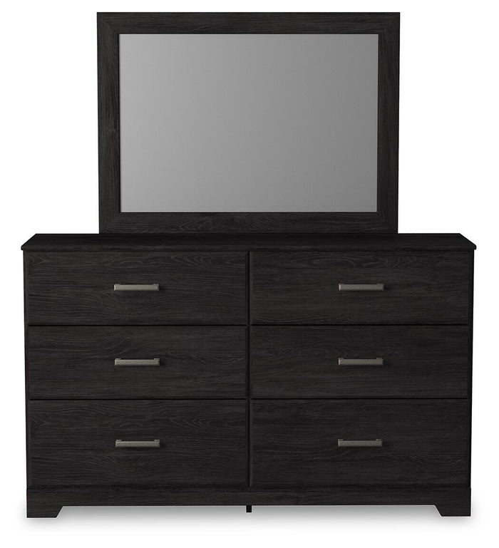 Belachime Charcoal Belachime Dresser and Mirror - Brand New