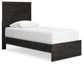 Belachime Charcoal Belachime Twin Panel Bed - Brand New