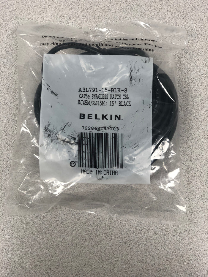 Belkin 15ft/30ft Cat Ethernet Patch Cable (NEW)