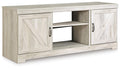Bellaby Whitewash LG TV Stand w/Fireplace Option - Brand New