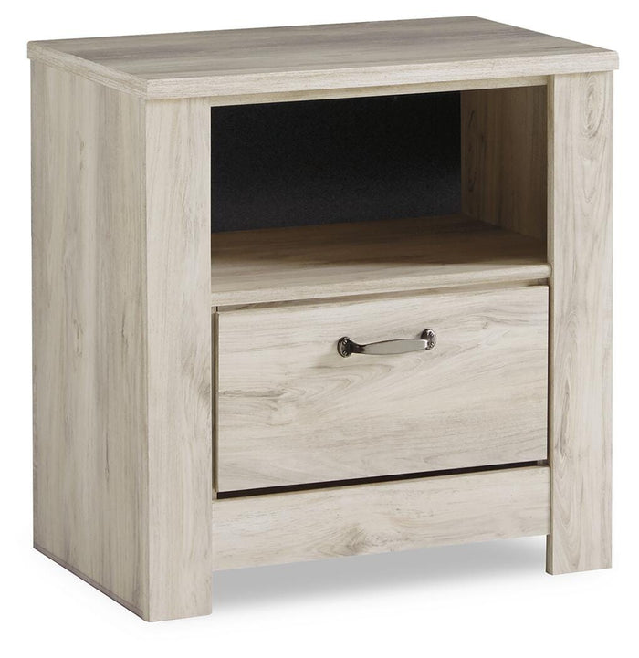 Bellaby Whitewash One Drawer Night Stand - Brand New