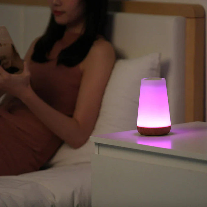 MEELANO Beroligende Og Magisk Natlampe Til Soveværelset Med Touchkontrol For Afslapning Atmosfære Og Rolig Stemning