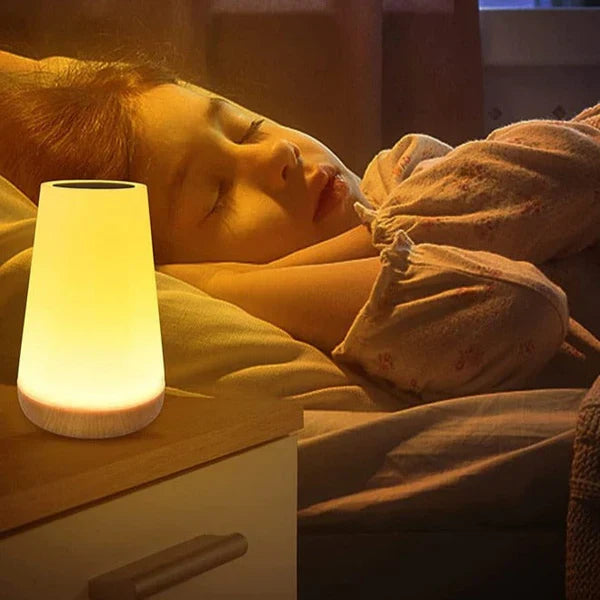 MEELANO Beroligende Og Magisk Natlampe Til Soveværelset Med Touchkontrol For Afslapning Atmosfære Og Rolig Stemning