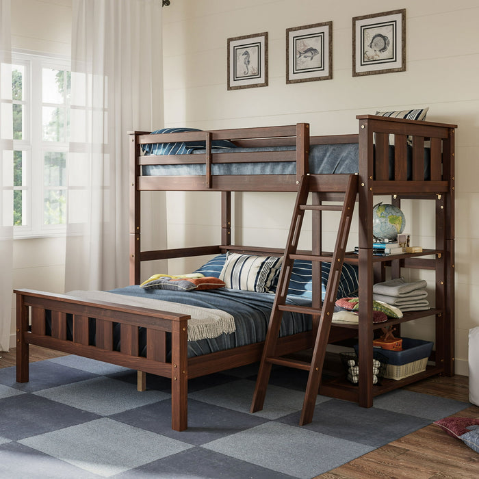 Better Homes and Gardens Kane Twin Loft Bed, Espresso - Brand New - Open Box
