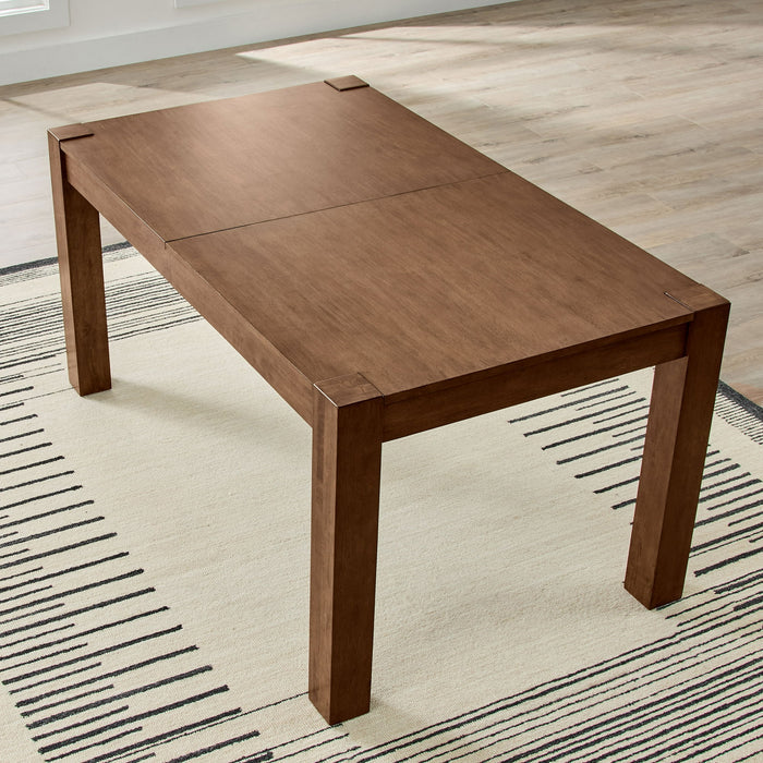 Better Homes & Gardens Bryant Solid Wood Extendable Dining Table, Walnut Finish - Brand New