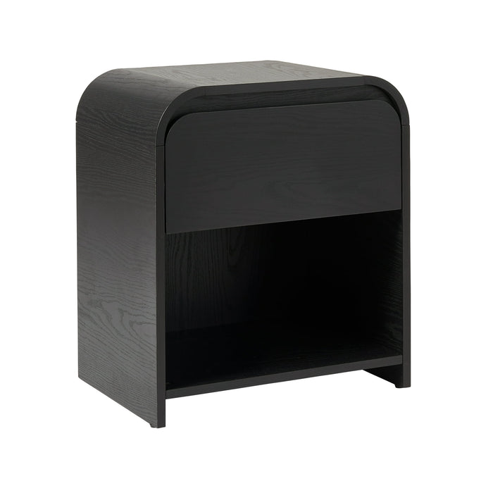 Better Homes & Gardens Juliet Nightstand with USB, Rich Black Finish - Brand New - Open Box
