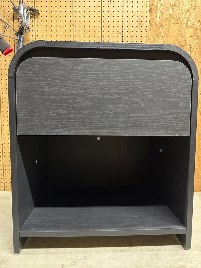 Better Homes & Gardens Juliet Nightstand with USB, Rich Black Finish - Brand New - Open Box