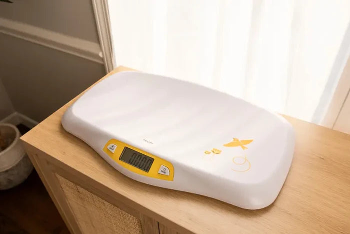Beurer BY80 Baby Scale - White/Yellow - Brand New - Open Box
