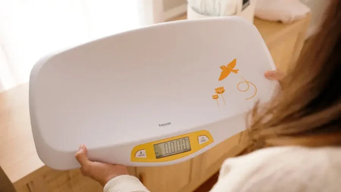 Beurer BY80 Baby Scale - White/Yellow - Brand New - Open Box
