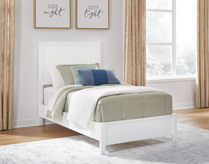 Binterglen White Binterglen Twin Panel Bed - Brand New