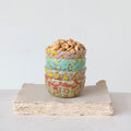 BLOWN CONFETTI GLASS BOWL