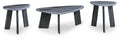 Bluebond Gray Occasional Table Set (3/CN) - Brand New